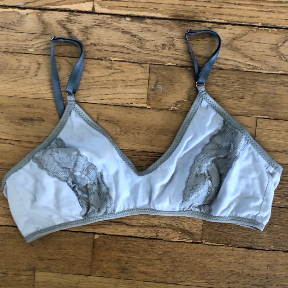 Cotton and silk brook there bra